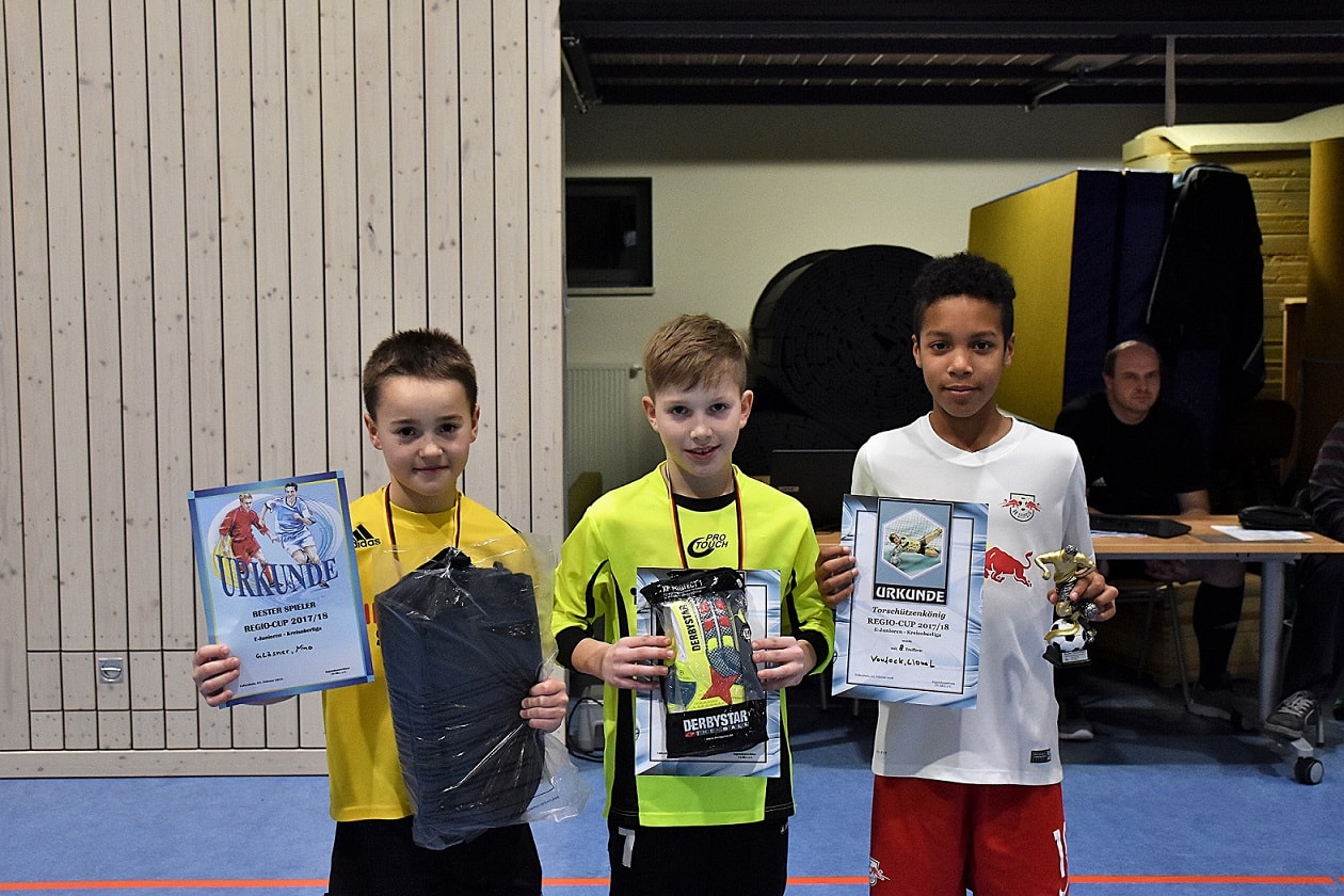 2017 2018 Futsal Halle RKOL E Junioren Auszeichnungen 2018